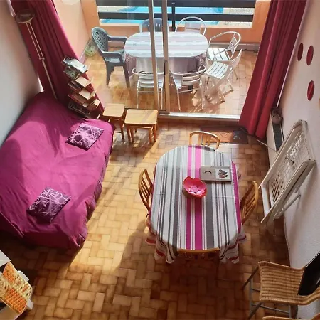 T3 Mezzanine - 6 Couchages - Piscine - Parking Prive - Proche - Fr-1-388-68 * Argeles-sur-Mer